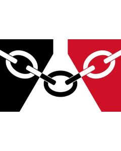 Black Country flag sticker
