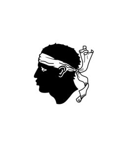 Corsica flag sticker 