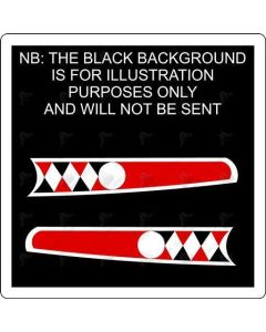 Custom Shaped Bow Design 5 Flash (Pair)