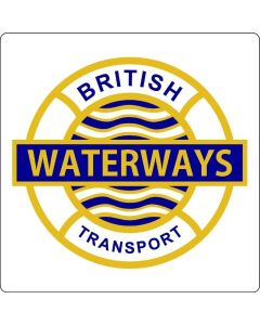 British Waterways Canals Roundel Decal as used on Working Boats