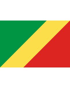 Congo flag sticker 