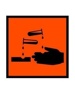 Corrosive 1 Safety Sticker