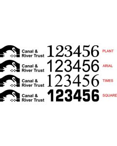 Canal and River trust Boat Numbers