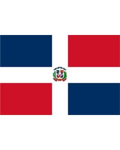 Dominican Republic Flag Sticker