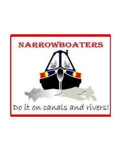 Funny Do it on Canals and Rivers Sticker