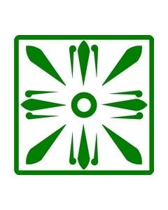 Canal Boat Door Panel Sticker 2