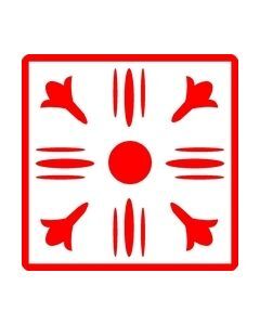 Canal Boat Door Panel Sticker 5