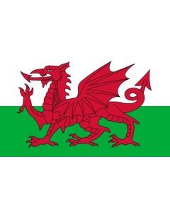 Wales flag sticker 