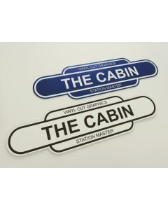 Personalised Rail Totem Name Plate - ENGRAVED