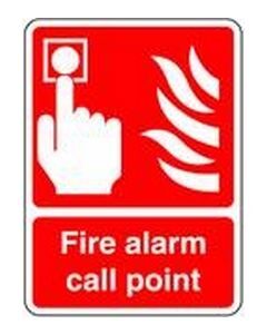 Fire Alarm Call Point 2 Safety Sticker
