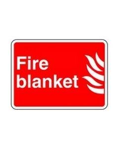 Fire Blanket Safety Sticker