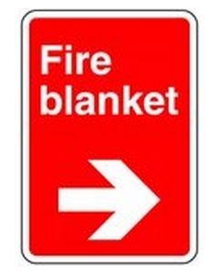 Fire Blanket Right Safety Sticker