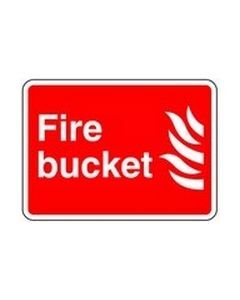 Fire and Bucket Safety Sticker