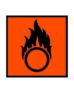 Fire Flames 2 Safety Sticker