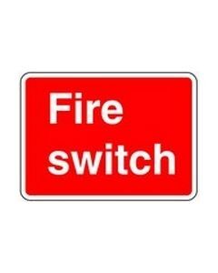 Fire Switch Safety Sticker