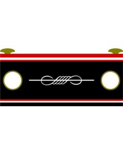 Canal Boat Flourish Sticker 11