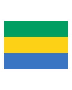 Gabon Flag Sticker