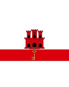 Gibraltar Flag Sticker