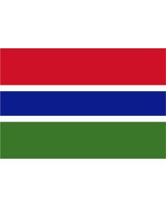 Gambia Flag Sticker