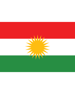 Kurdistan flag sticker