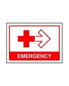 Medical emergency right Safety Sticker