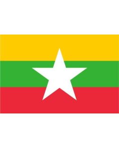 Myanmar Flag Sticker