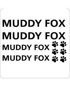 MUDDY FOX BICYCLE STICKERS SET