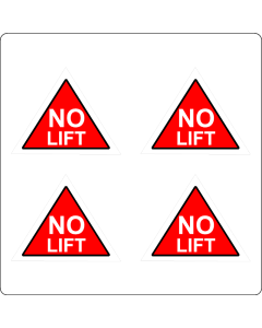 Boat Hoist Sticker - No Lift (4 of)