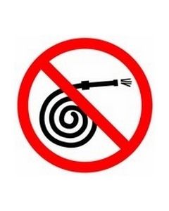 No fire hose Safety Sticker