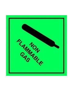Non Flammable Gas Safety Sticker