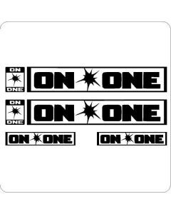 ON ONE SINGLE COLOUR BICYCLE STICKER SET