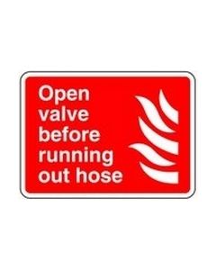 Open Valve Sticker