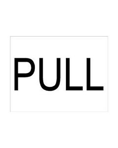 Pull Self Adhesive Sticker