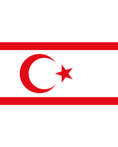 Republic of Northern Cyprus flag sticker