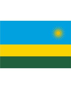 Rwanda Flag Sticker