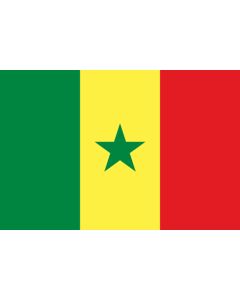 Senegal flag sticker