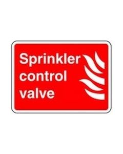 Sprinkler Control Valve Safety Sticker