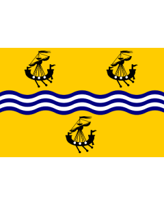 Western isles outer Hebrides flag sticker