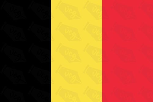 Belgium flag sticker 