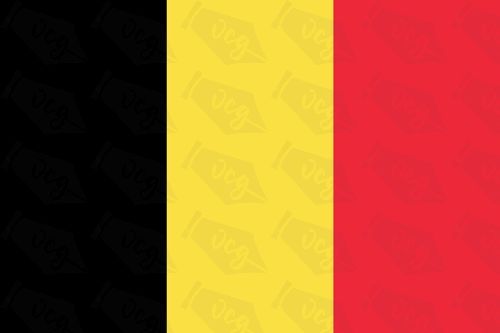 Belgium flag sticker 