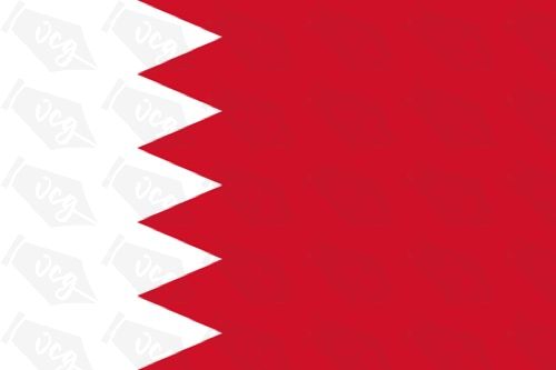 Bahrain flag sticker 