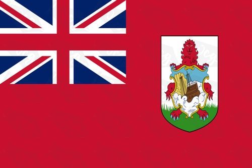 Bermuda flag sticker 