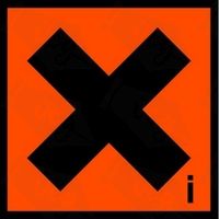 X Cross Hazard Safety Sticker