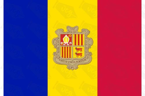 Andorra Flag Sticker