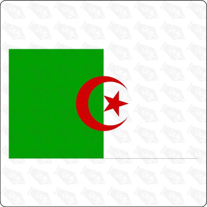 Algeria flag sticker