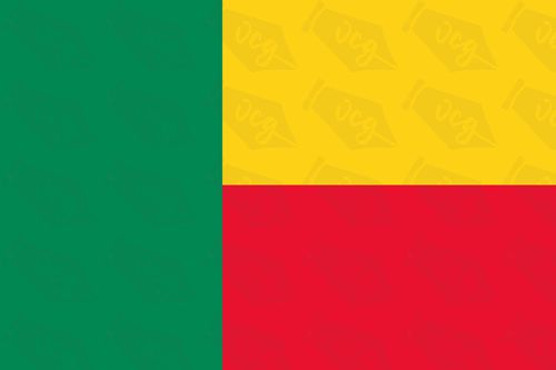 Benin flag sticker 