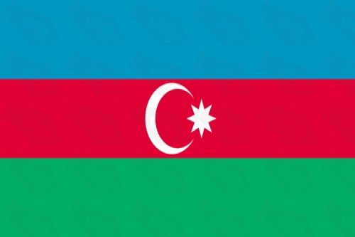 Azerbaijan Flag sticker 