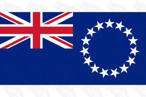 Cook Island Flag Sticker