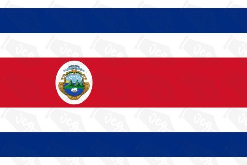 Costa Rica Flag Sticker