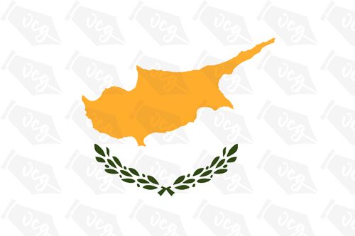 Cyprus flag sticker 